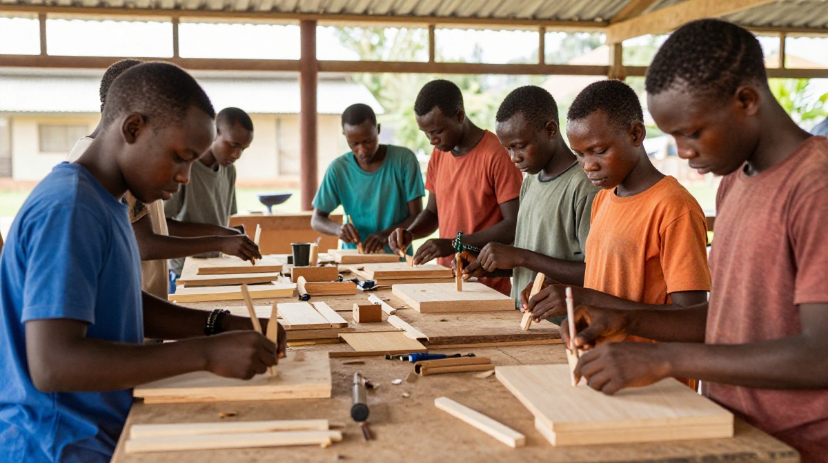 Reclaimed timber workshop Nakuru